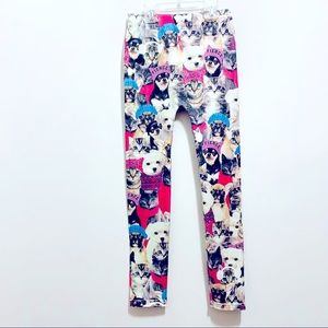 Pony Tail Girls Cats and Dogs Leggings